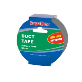 SupaDec Silver Duct Tape - 50M x 48mm